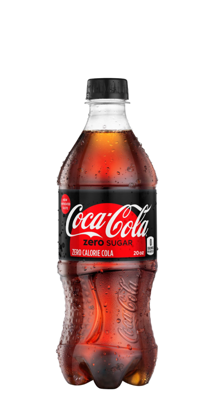 Coke Zero Sugar Plastic Bottle