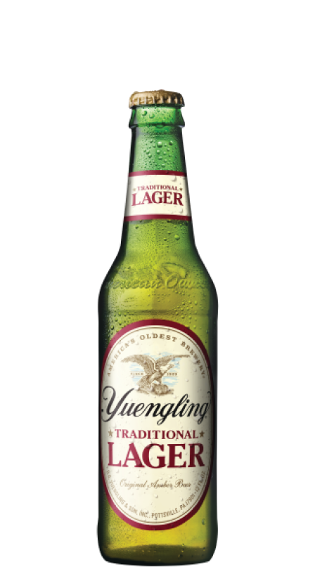 Yuengling Glass Beer Bottle
